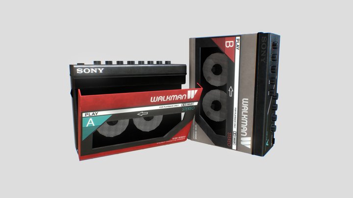 Walkman WM-W800 3D Model