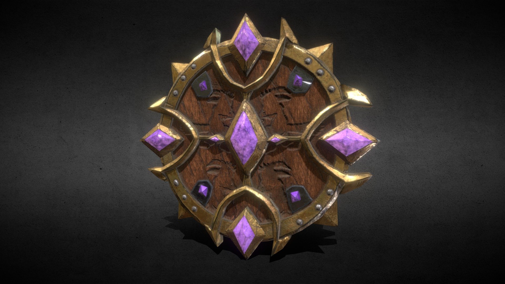Stylized Fantasy Shield - Commission
