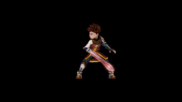 Edvard Animations 3D Model