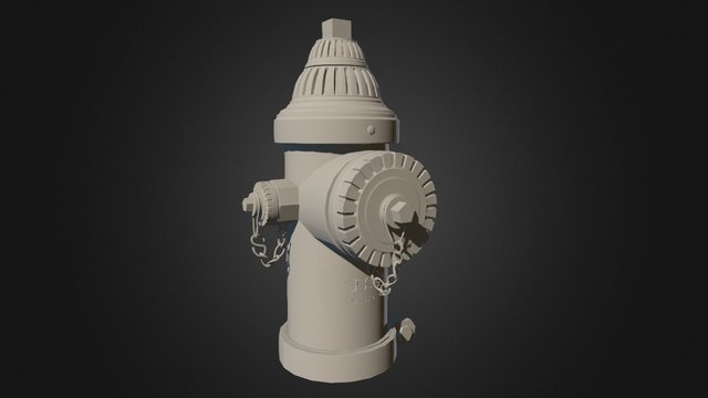 3D Fire Hydrant 3D Model
