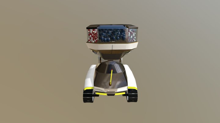 Nerf- Tracked-RPV SubstancePainter v11-27 3D Model