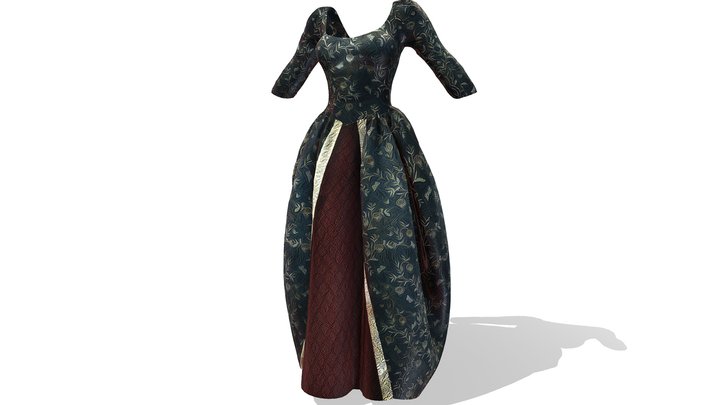 sachin and babi light blue dress A 18th-Century Dress Sewn For Under $30