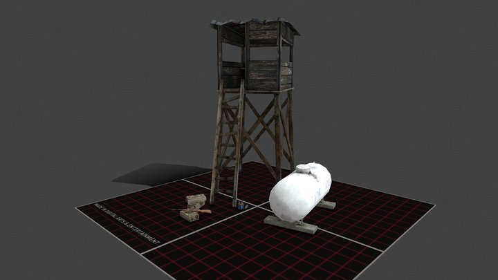 DAE 5 Finished props - Forest Loner 3D Model