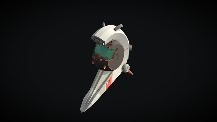 [XYZ Draft Punk] - 5.2.Details - Spaceship 3D Model