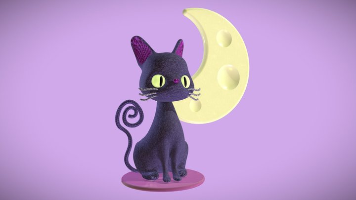 Fitz the Feline 3D Model