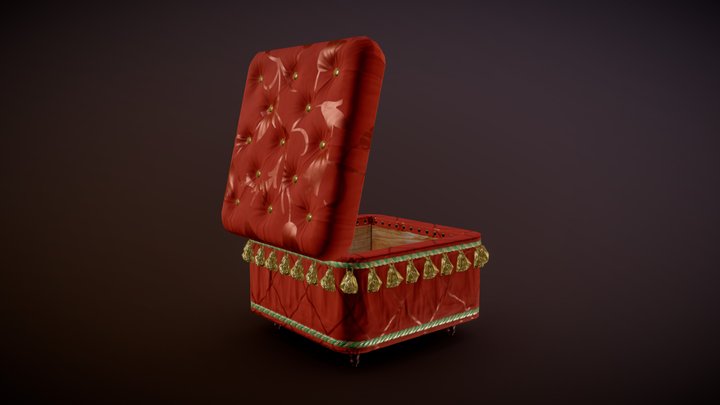 an ottoman 3D Model