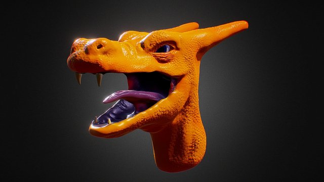 Charizard Head Sculpt