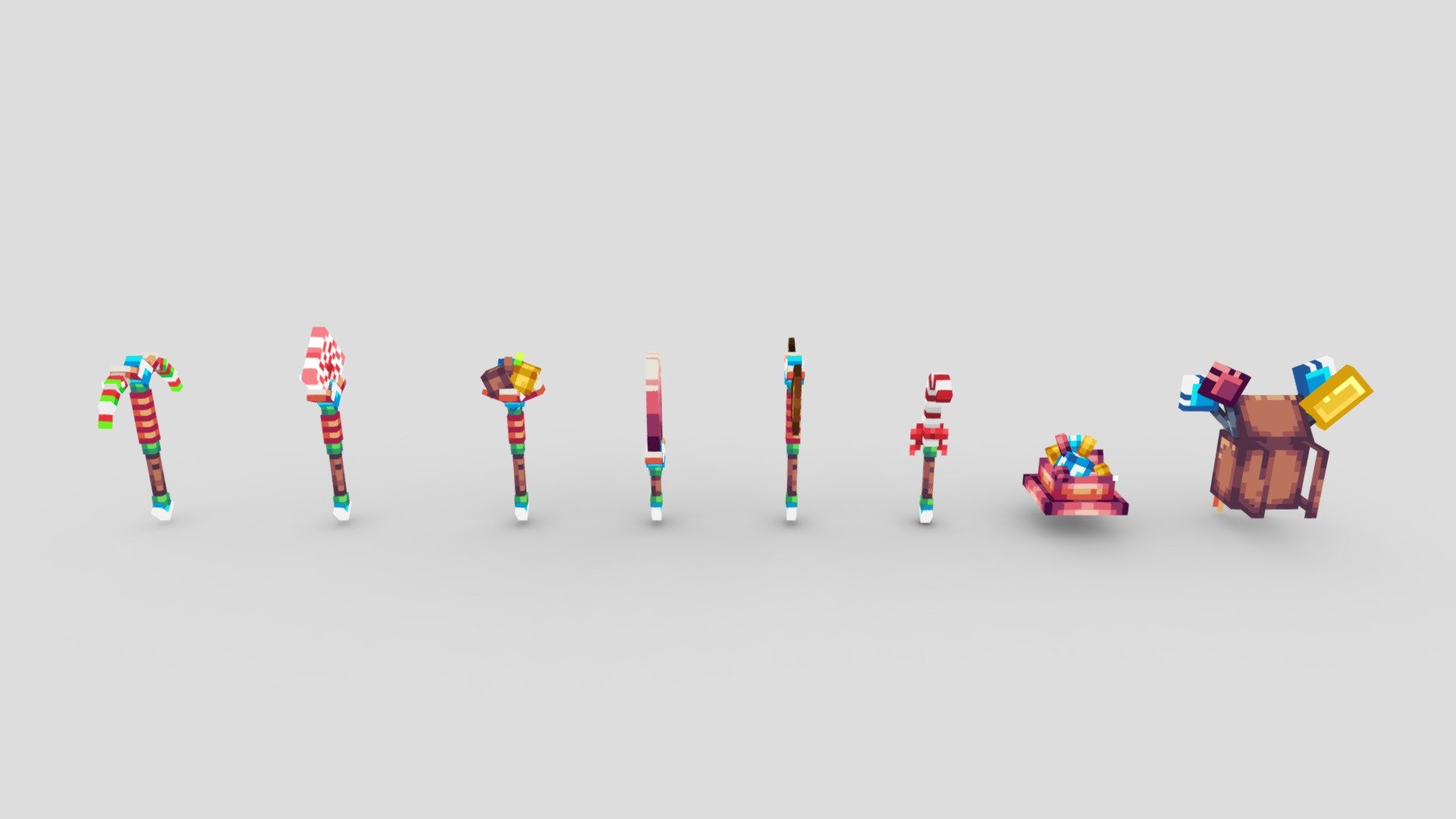 Candy Weapon Set Buy Royalty Free 3D model by EliteCreatures [6871274
