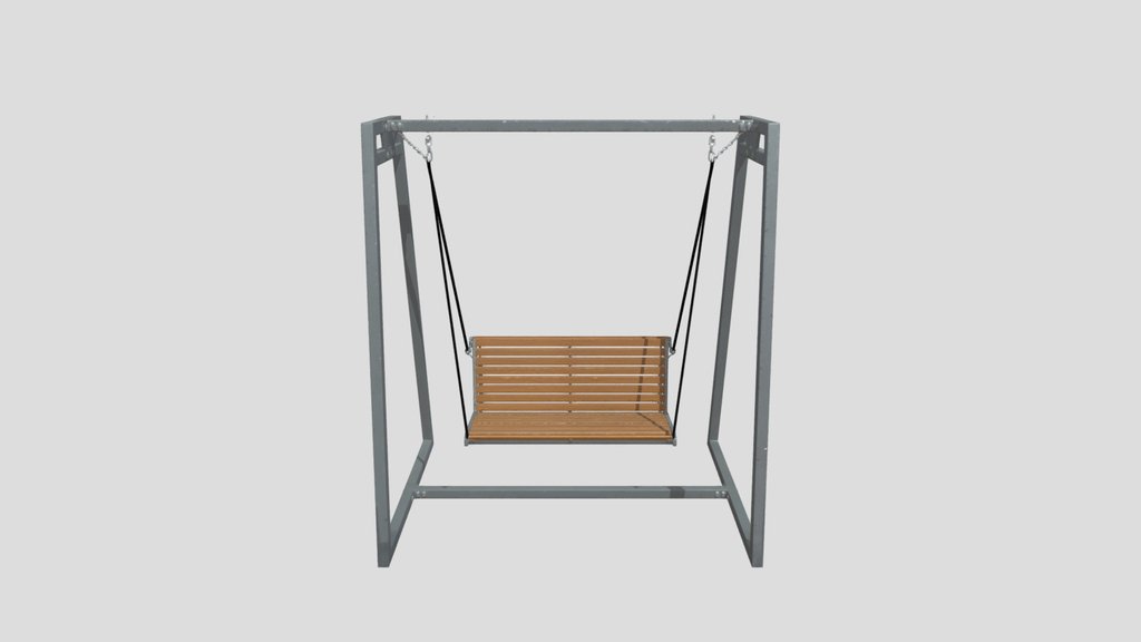 Outdoor Wooden Bench Swing