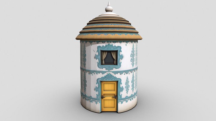Munchkin House — The Wizard of Oz 3D Model