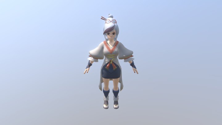 Purah- Legend of Zelda: Age of Calamity 3D Model