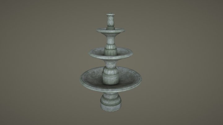 Water Fountain LP 3D Model