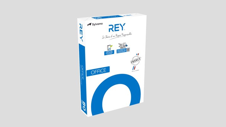 Rey_PackA4_Office_80g_FR 3D Model