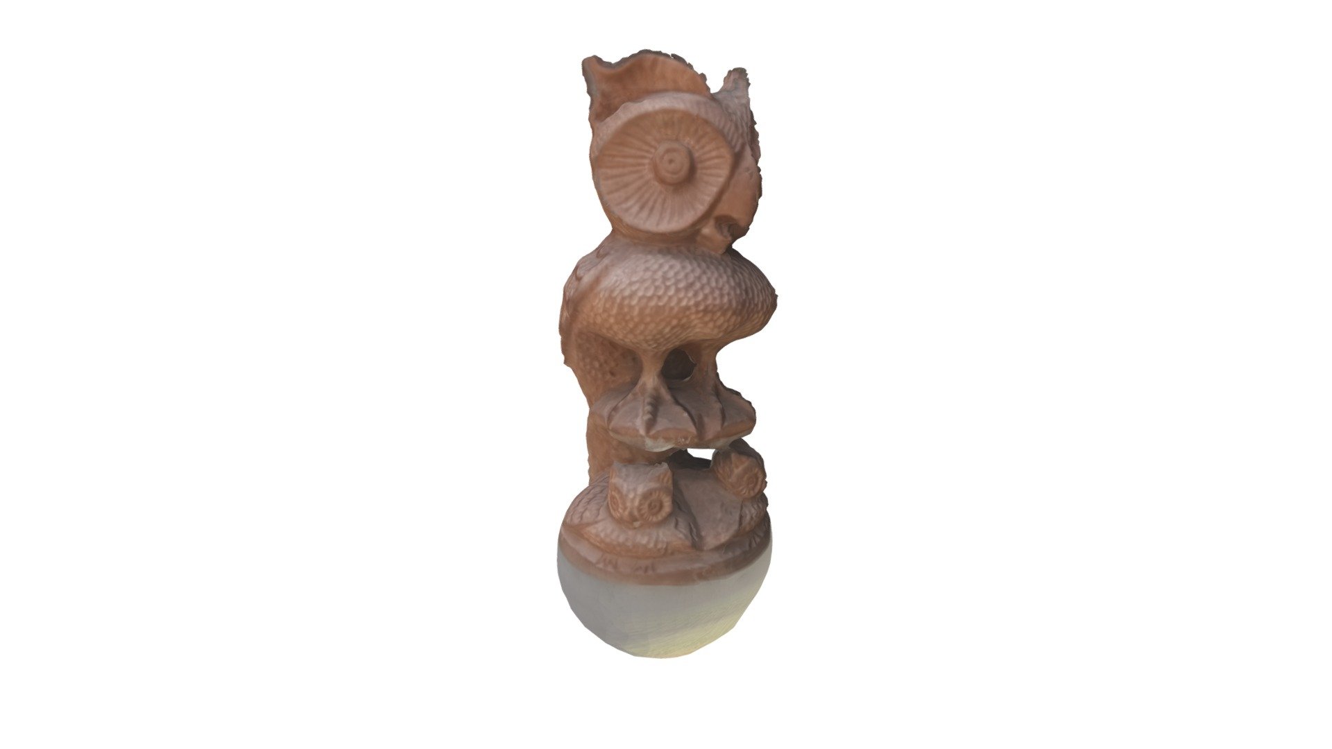 Buho Simplified 3d Mesh