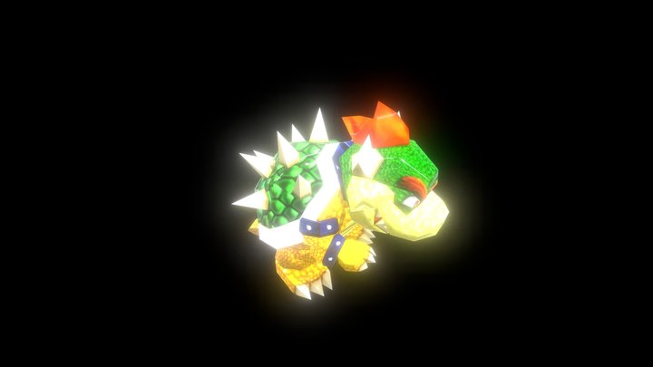 super-mario-64-bowser 3D Model