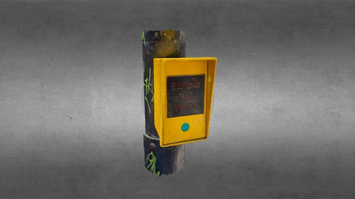 City Light Button 3D Model