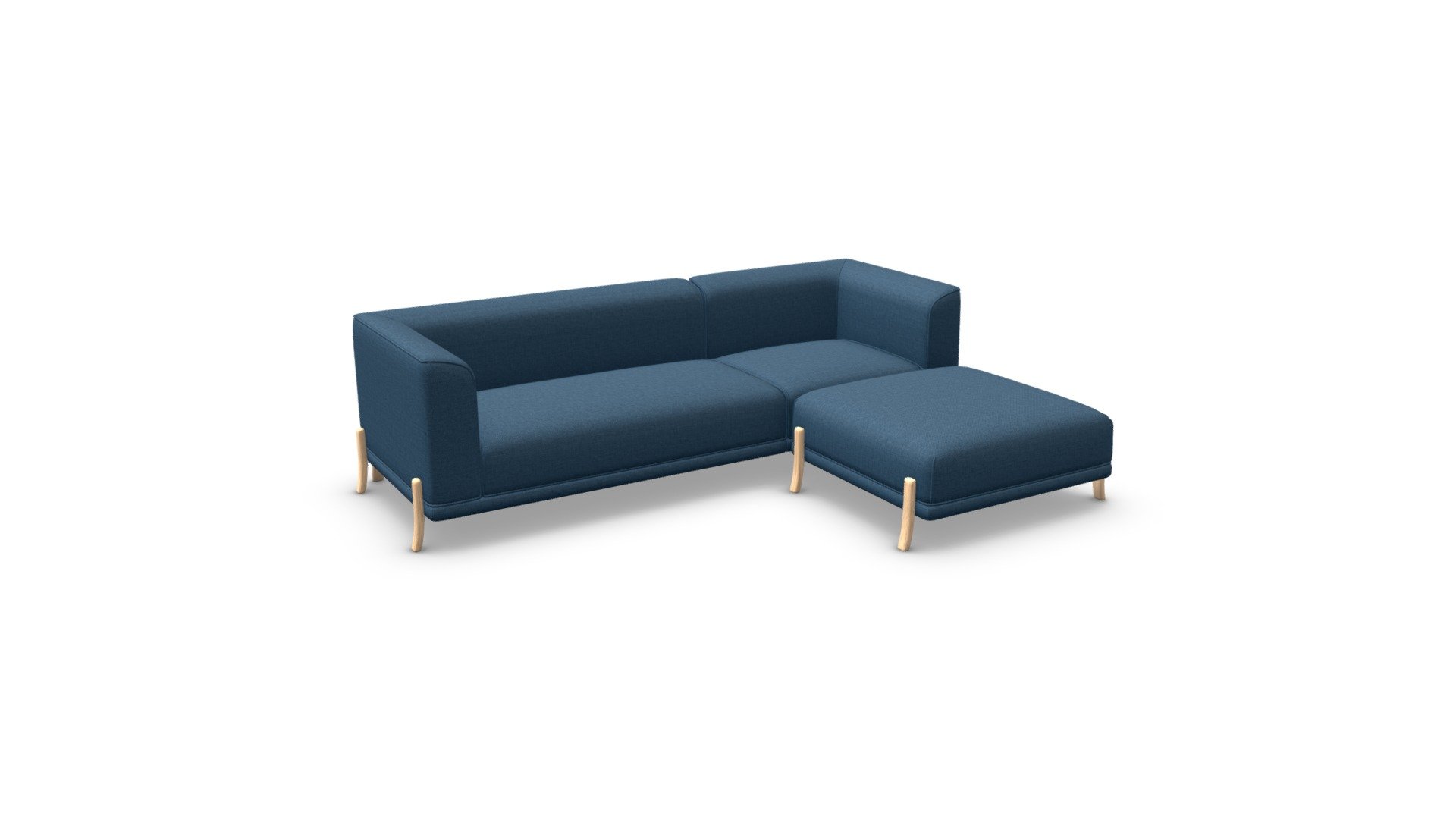 Magnus RHF Corner Sofa, Orleans Blue