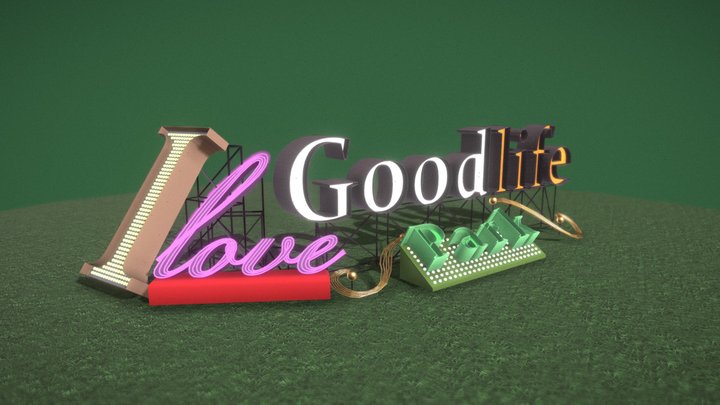 art object Goodlife Park 3D Model