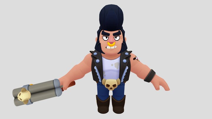 Bull - Brawlstars Model 3D Model