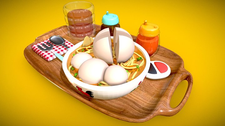Bakso 3D Model