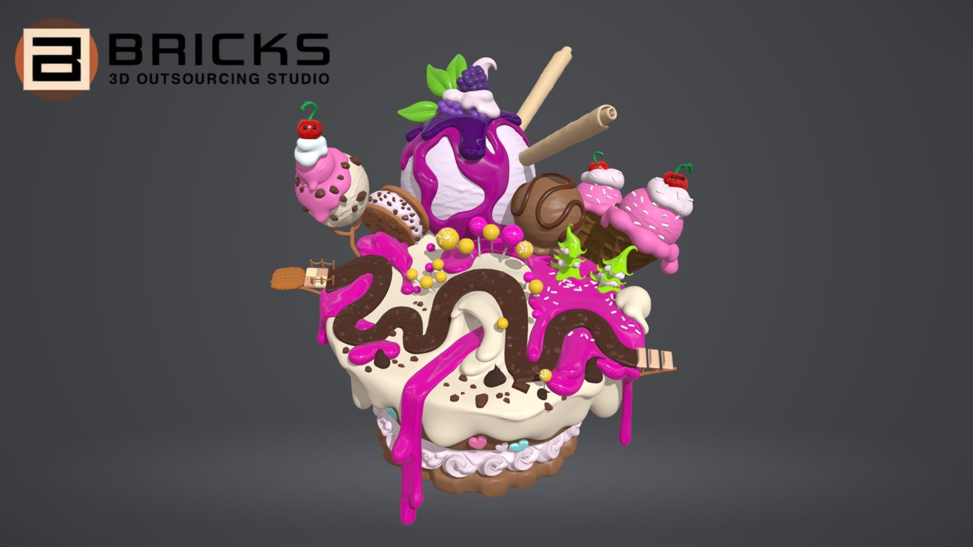 Cookie_Jam_Blast 3D model by Bricks Studio (bricks3dstudio) [6876056