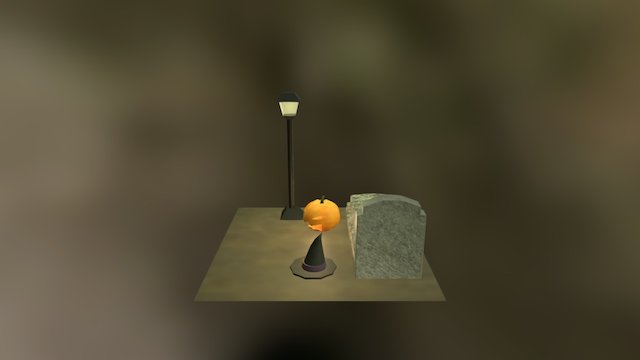 Cementiri Halloween 3D Model