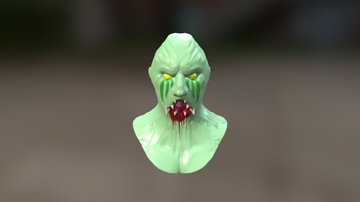 Mutant Head 3D Model