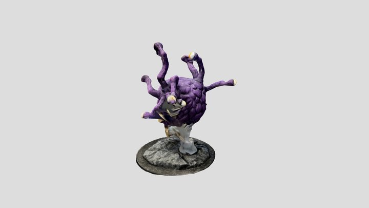 purple beholder 3D Model