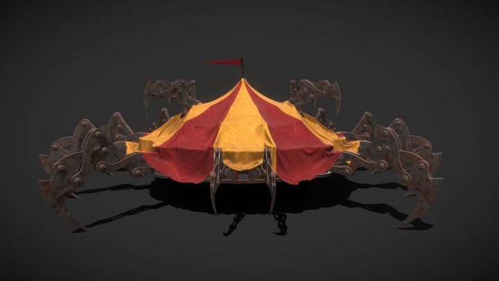 The Freakshow - Tent 3D Model