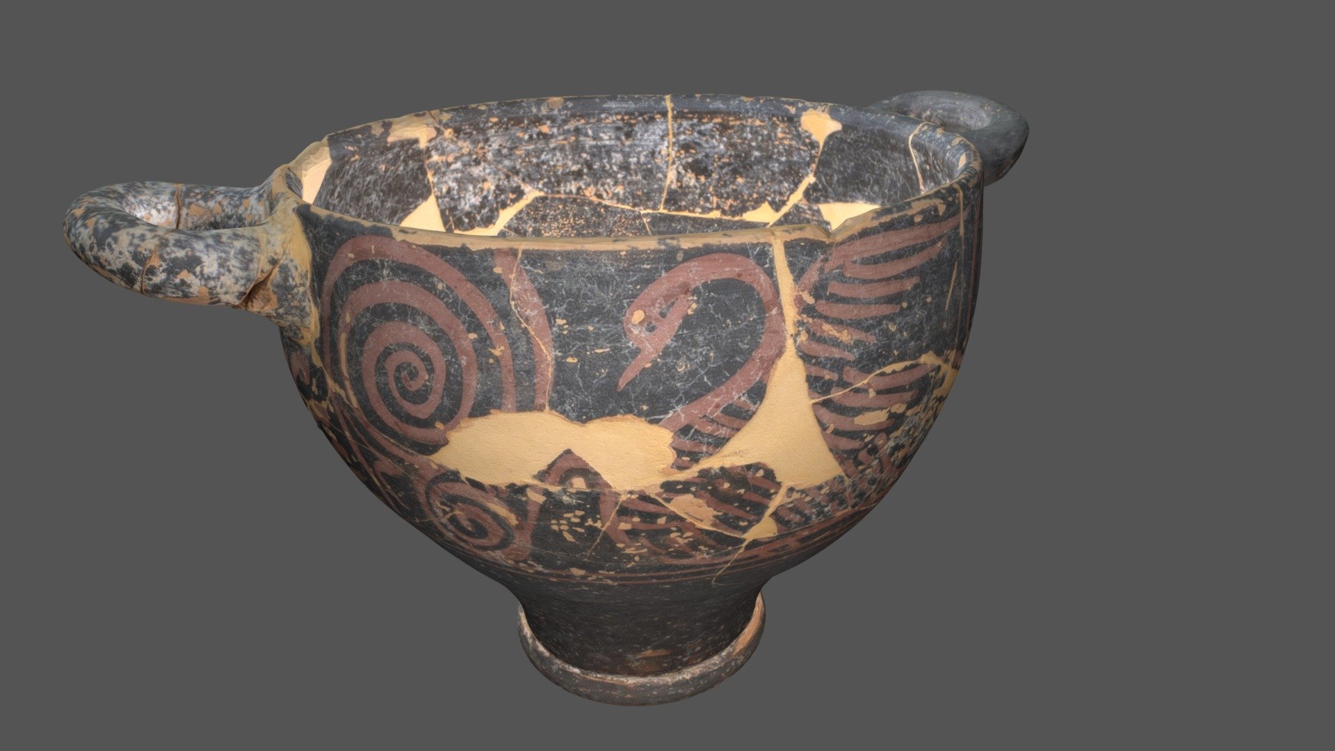 Skyphos - 3D model by odysseus2007 [687a999] - Sketchfab