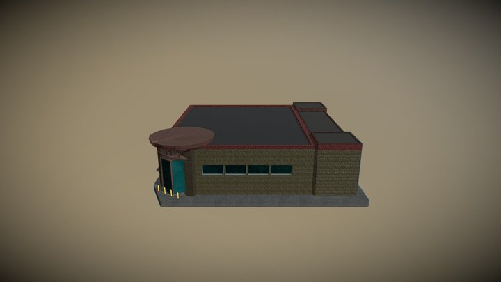 PharmacySketchLOWPOLY 3D Model