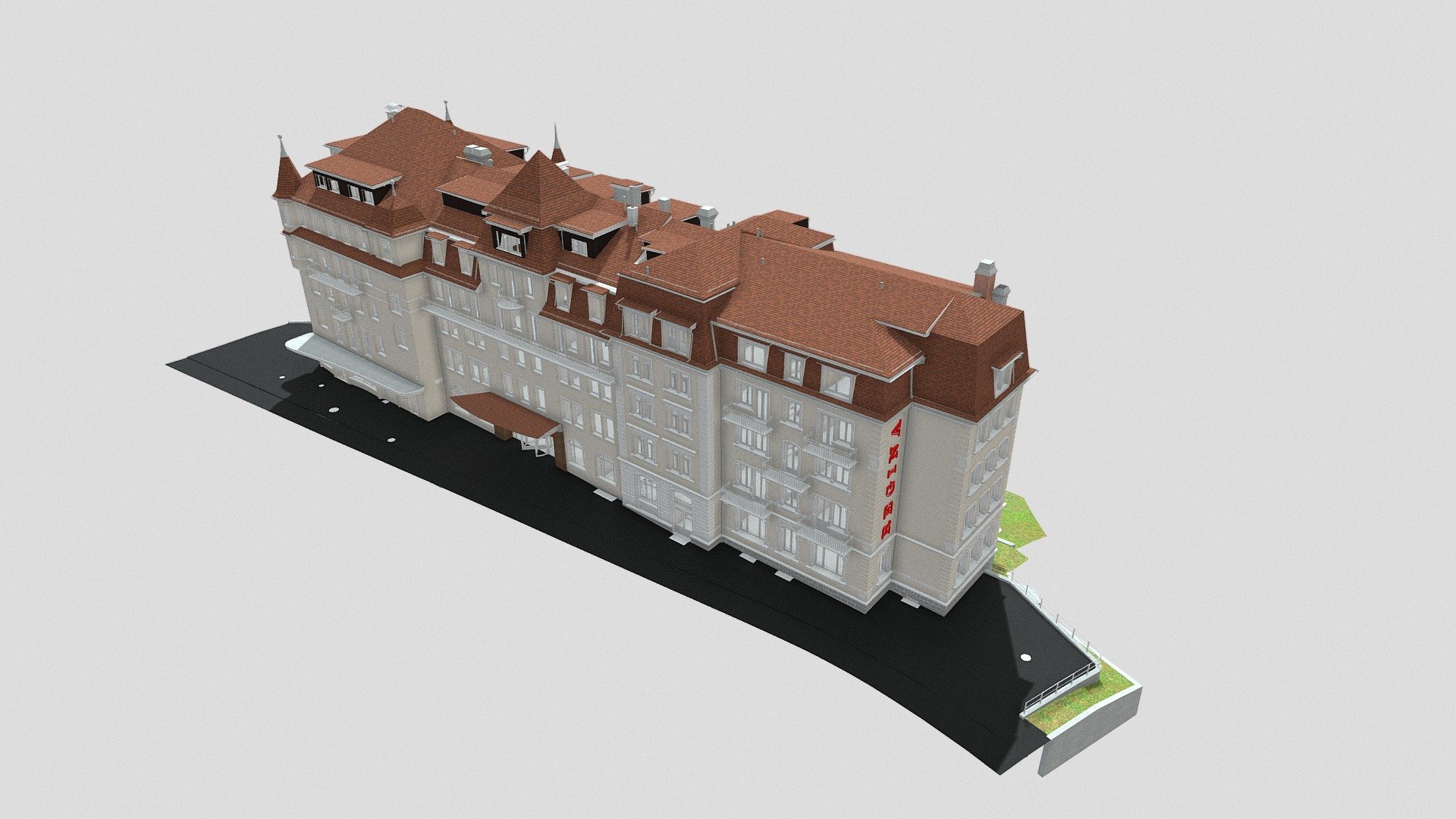 Grindelwald BE, Hotel Regina — Sketchfab embed 3D viewer