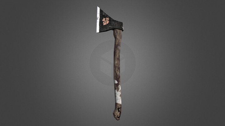 Axe Топор Обычный 3D Model