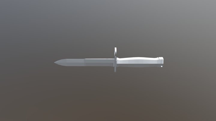 M7 bayonet 3D Model