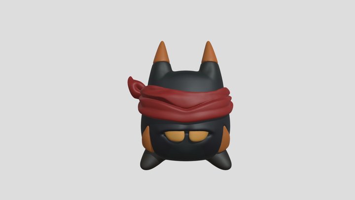 Black Ti Wabbit 3D Model