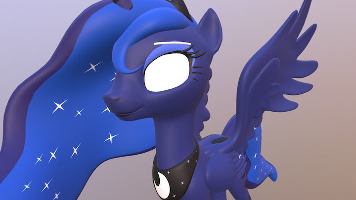 Princess pony moon 3D Model