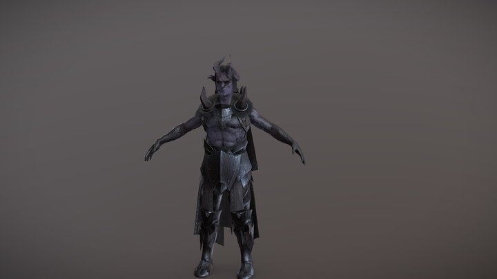 Devil Warrior 3D Model