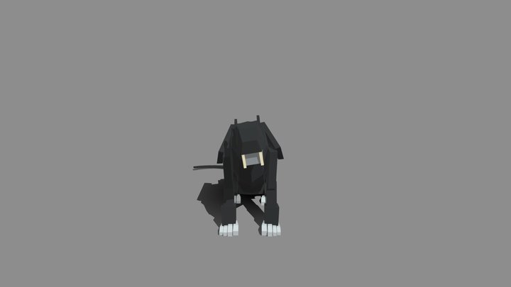 Boxy Tiger Cycles 3D Model
