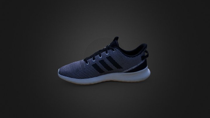 Adidas Sneakers Low Poly 3D Model