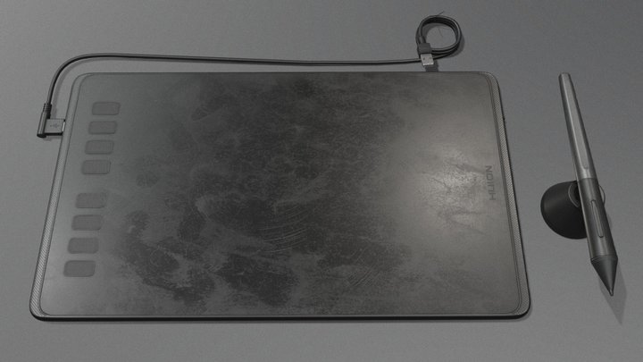 Huion Graphics Tablet 3D Model