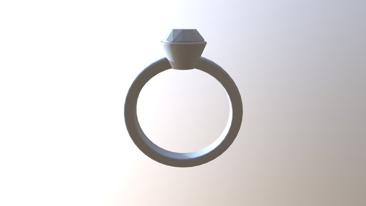 Engagement Ring W 3D Model