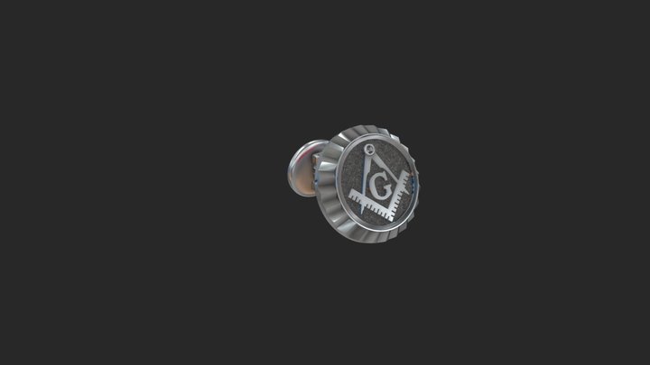 Cufflinks Ballareti 3D Model