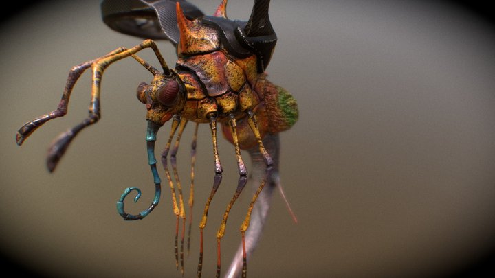 Insect Sci-Fi 3D Model