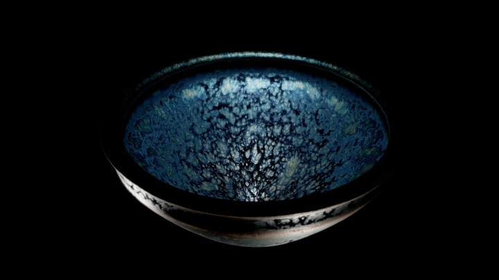 天目ぐい呑 / The universe in a cup 3D Model