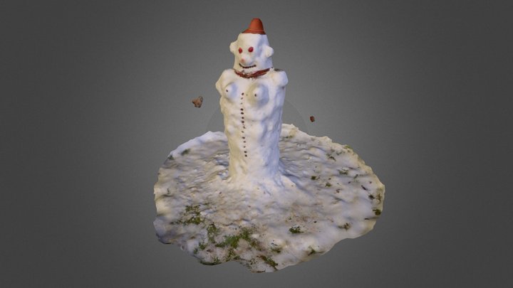 Snow woman! 3D Model