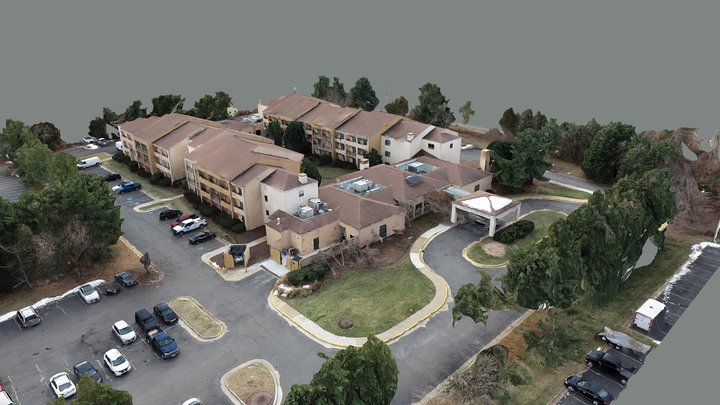 Courtyard Hotel (Drone Deploy) 3D Model