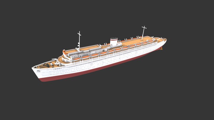 MV Wilhelm Gustloff 3D Model