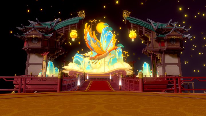 The Exquisite Night Chimes (Genshin Impact 3.3) 3D Model
