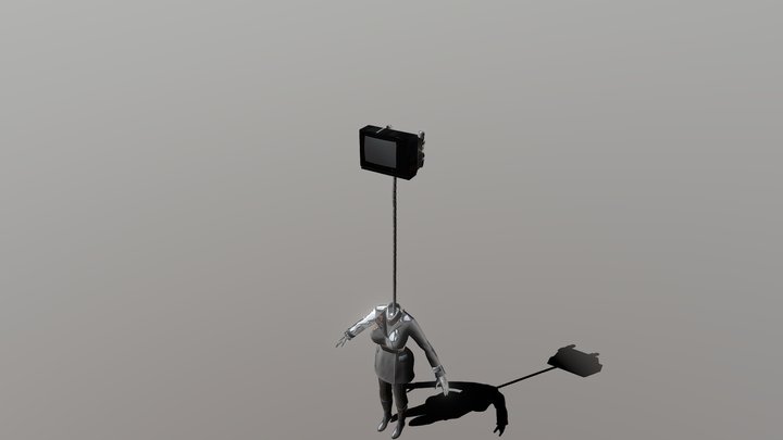 tv woman gmod (1) 3D Model