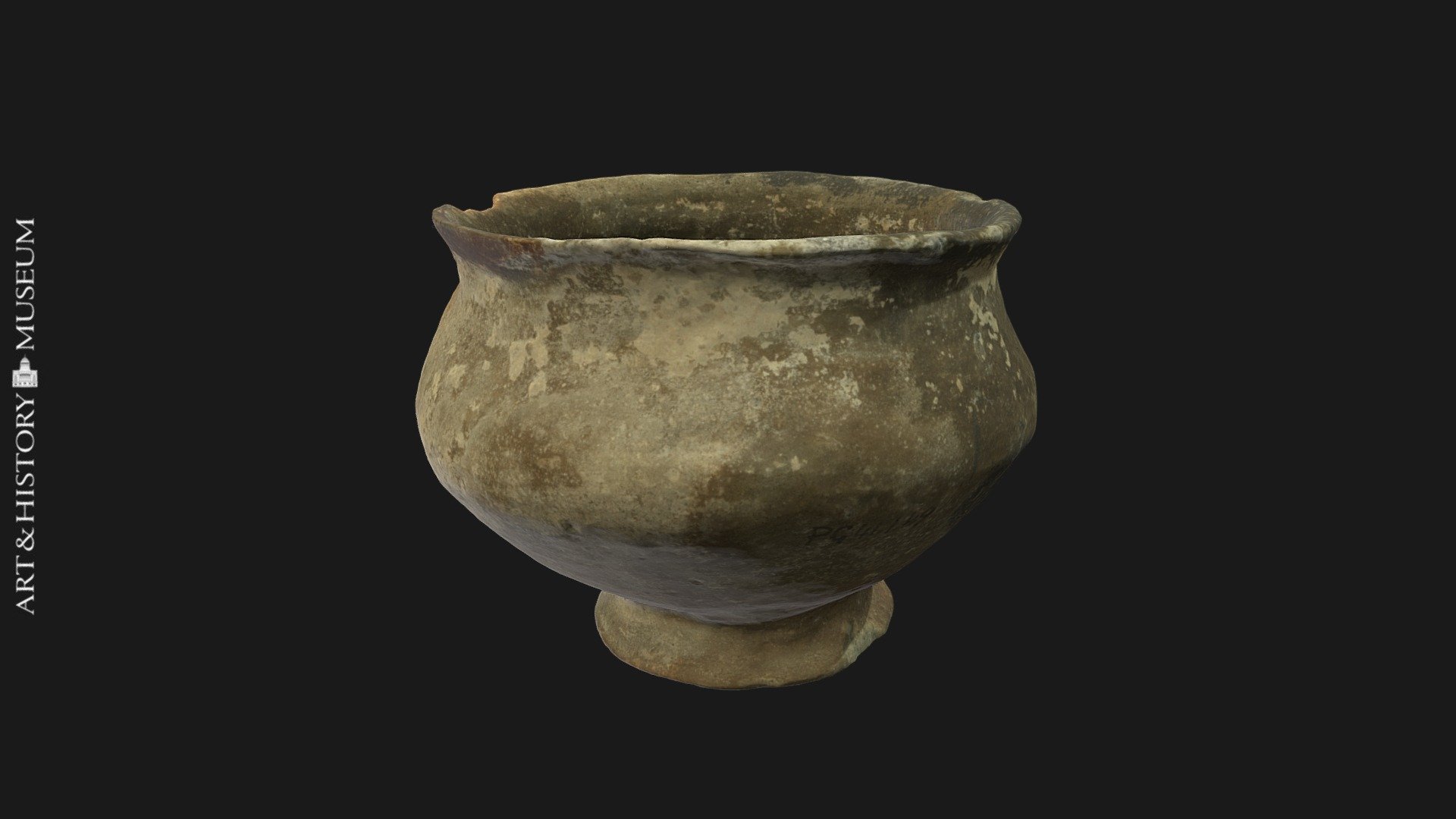 Carinated vase on foot - PG.41.1.049